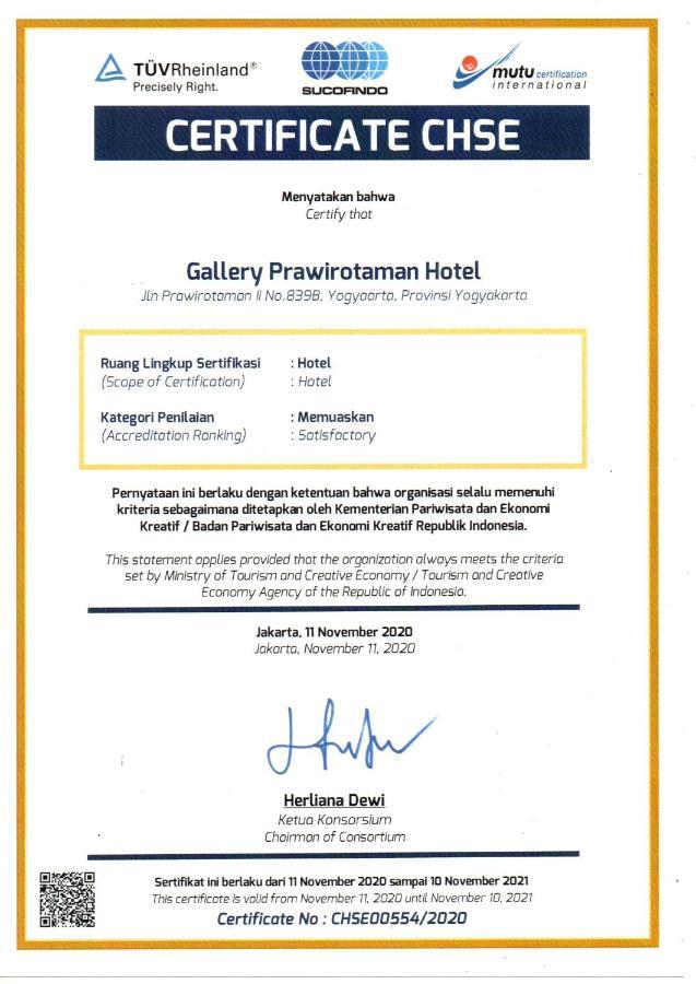 Gallery Prawirotaman Hotel Yogyakarta Dış mekan fotoğraf